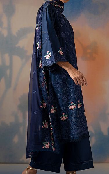 Beechtree Blue Lawn Suit | Pakistani Lawn Dress in USA- Image 2