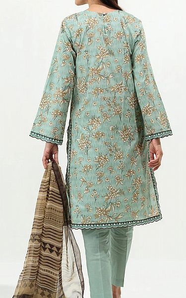Beechtree Light Pistachio Lawn Suit (2 Pcs) | Pakistani Dresses in USA- Image 2