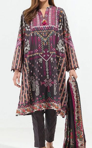 Beechtree Grey Lawn Suit | Pakistani Dresses in USA- Image 1