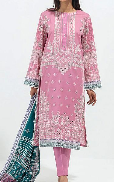 Beechtree Flamingo Pink Lawn Suit | Pakistani Dresses in USA- Image 1