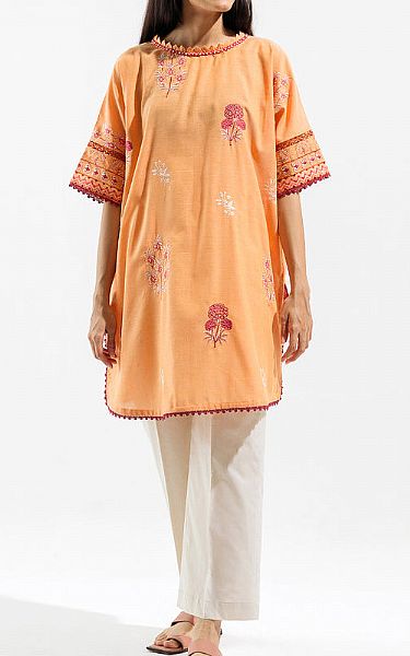Bonanza Satrangi Rust Lawn Kurti Ssk221p09 Eid Pret 2022 Online Shoppi –  Original Brand