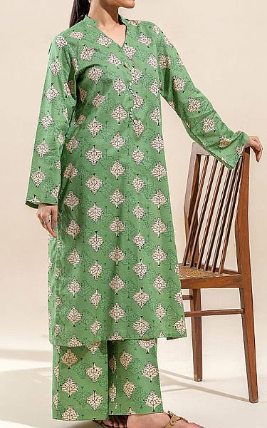 Beechtree Mint Green Lawn Suit (2 Pcs) | Pakistani Lawn Suits- Image 1