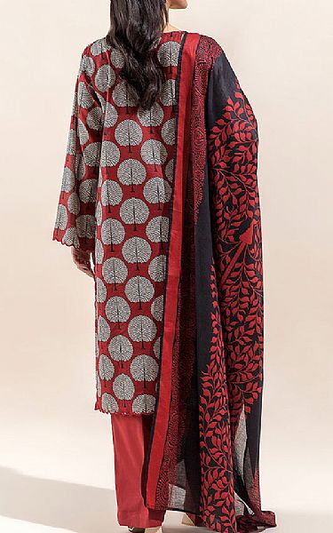 Beechtree Falu Red Lawn Suit (2 pcs) | Pakistani Lawn Suits- Image 2