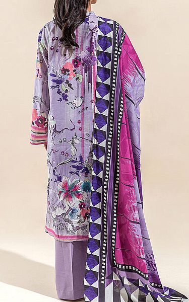 Beechtree Lavender Lawn Suit (2 Pcs) | Pakistani Lawn Suits- Image 2