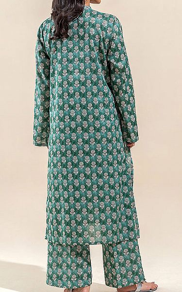 Beechtree Teal Lawn Suit (2 Pcs) | Pakistani Lawn Suits- Image 2