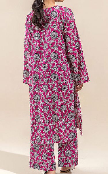 Beechtree Magenta Lawn Suit (2 Pcs) | Pakistani Lawn Suits- Image 2