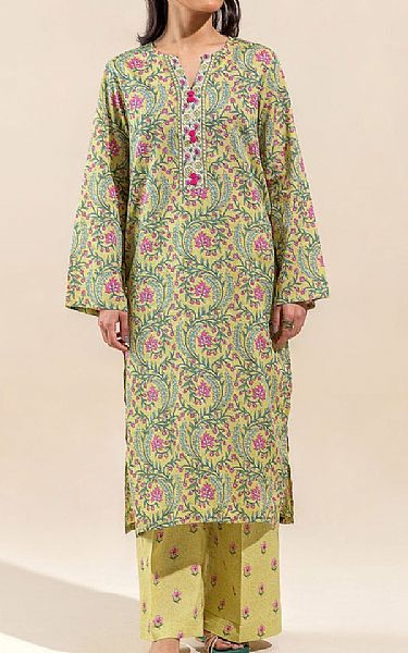 Beechtree Green/Winter Hazel Lawn Suit (2 pcs) | Pakistani Lawn Suits- Image 1