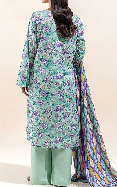 Beechtree Pale Aqua Lawn Suit (2 pcs) | Pakistani Lawn Suits- Image 2