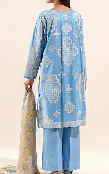 Beechtree Moonstone Blue Lawn Suit | Pakistani Lawn Suits- Image 2