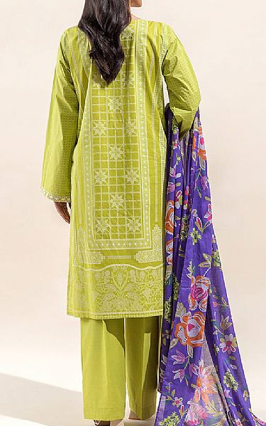 Beechtree Wild Lime Green Lawn Suit | Pakistani Lawn Suits- Image 2