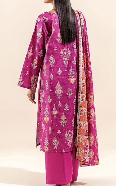 Beechtree Raspberry Pink Lawn Suit | Pakistani Lawn Suits- Image 2
