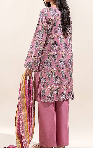 Beechtree Dull Pink Lawn Suit | Pakistani Lawn Suits- Image 2