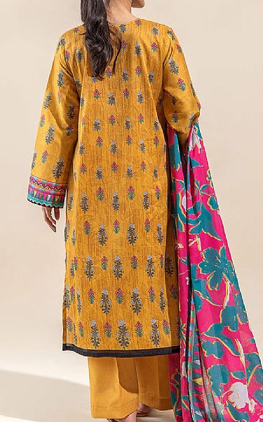 Beechtree Orange Lawn Suit | Pakistani Lawn Suits- Image 2