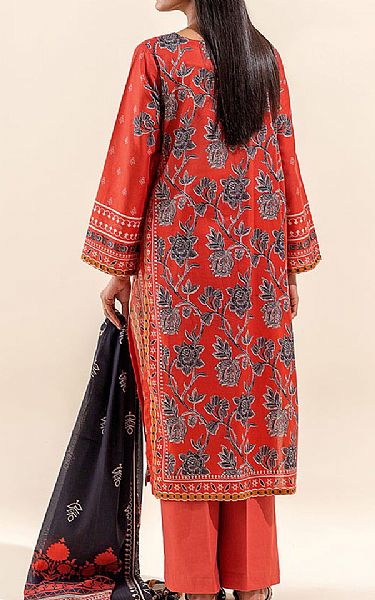 Beechtree Grapefruit Lawn Suit | Pakistani Lawn Suits- Image 2