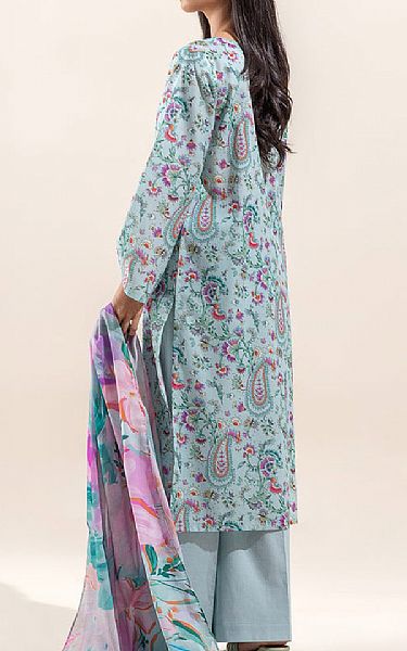 Beechtree Pale Aqua Lawn Suit | Pakistani Lawn Suits- Image 2