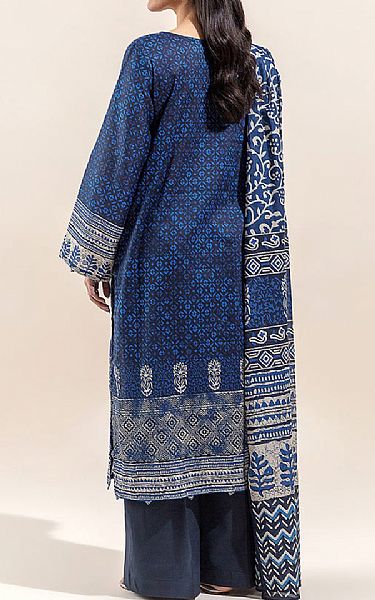 Beechtree Blue/BlackLawn Suit | Pakistani Lawn Suits- Image 2
