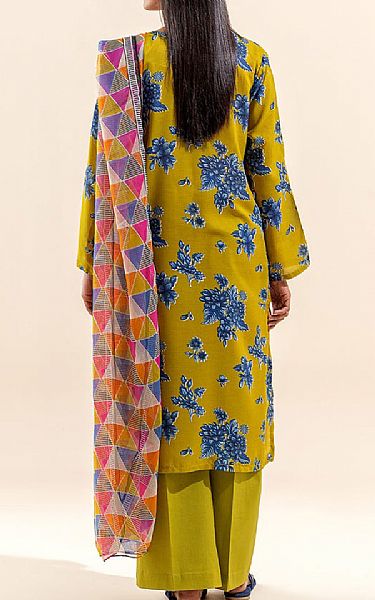 Beechtree Mustard Lawn Suit | Pakistani Lawn Suits- Image 2