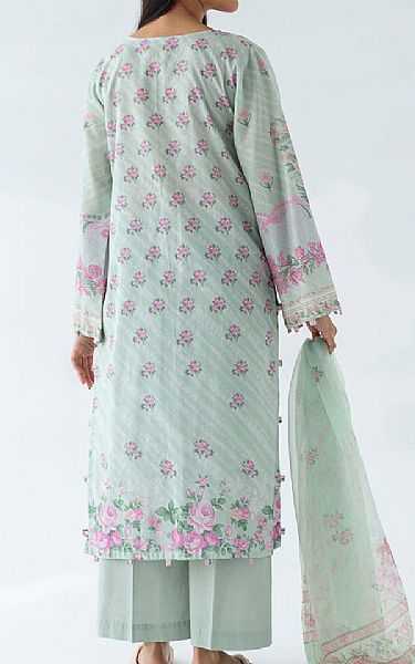 Beechtree Summer Green Lawn Suit | Pakistani Lawn Suits- Image 2
