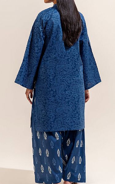 Beechtree Blue Lawn Suit (2 pcs) | Pakistani Lawn Dress in USA- Image 2