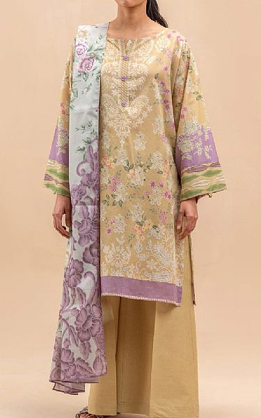 Beechtree Fawn Lawn Suit | Pakistani Lawn Dress in USA- Image 1