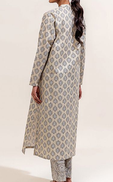 Beechtree Ivory Lawn Suit (2 pcs) | Pakistani Lawn Dress in USA- Image 2
