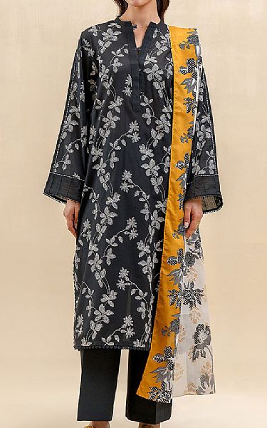 Beechtree Black Lawn Suit (2 pcs) | Pakistani Lawn Dress in USA- Image 1