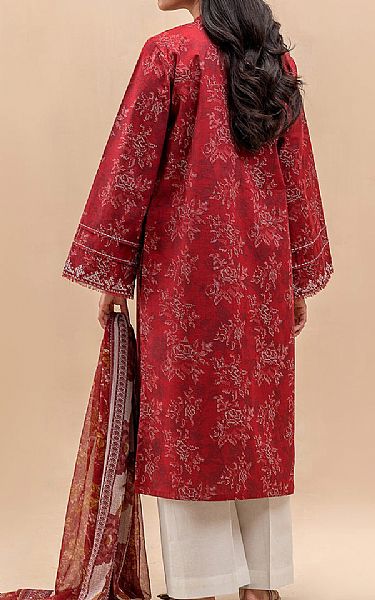 Beechtree Maroon Lawn Suit (2 pcs) | Pakistani Lawn Dress in USA- Image 2