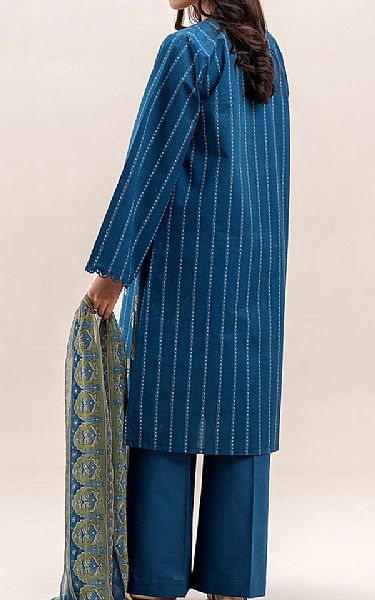 Beechtree Denim Blue Lawn Suit (2 pcs) | Pakistani Lawn Dress in USA- Image 2