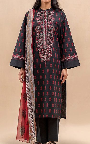 Beechtree Black Lawn Suit (2 pcs) | Pakistani Lawn Dress in USA- Image 1