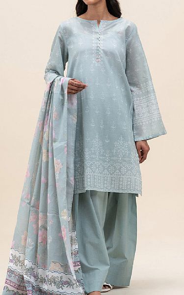 Beechtree Light Blue Lawn Suit | Pakistani Lawn Dress in USA- Image 1