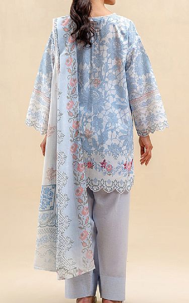 Beechtree Off White/Light Blue Lawn Suit | Pakistani Lawn Dress in USA- Image 2