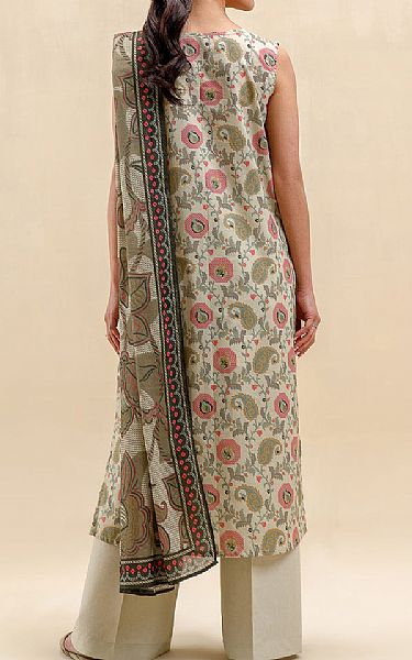 Beechtree Beige Lawn Suit | Pakistani Lawn Dress in USA- Image 2