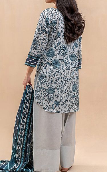 Beechtree Light Grey Lawn Suit | Pakistani Lawn Dress in USA- Image 2