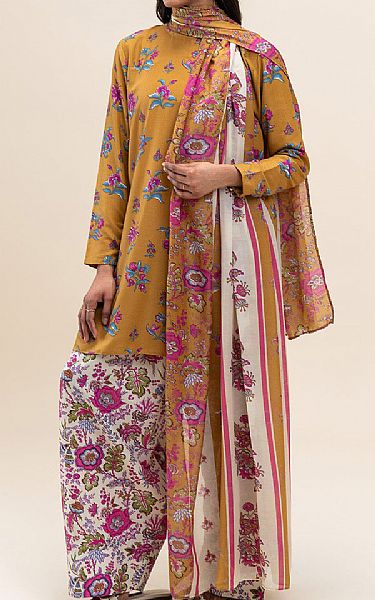 Beechtree Mustard Lawn Suit | Pakistani Lawn Dress in USA- Image 1