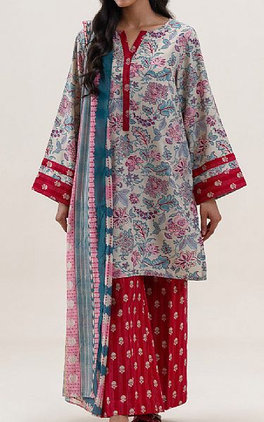 Beechtree Multi Lawn Suit | Pakistani Lawn Dress in USA- Image 1