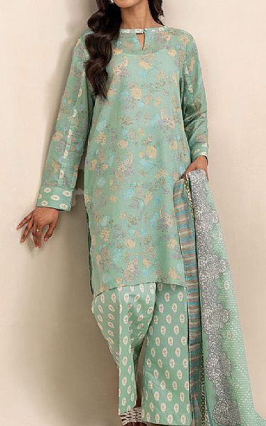 Beechtree Mint Green Lawn Suit | Pakistani Lawn Dress in USA- Image 1