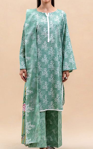 Beechtree Summer Green Lawn Suit | Pakistani Lawn Dress in USA- Image 1