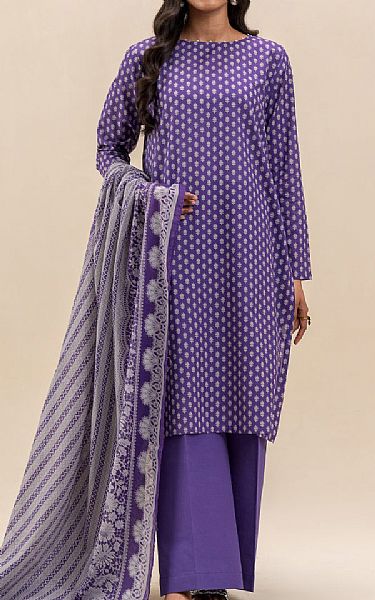 Beechtree Purple Lawn Suit | Pakistani Lawn Dress in USA- Image 1
