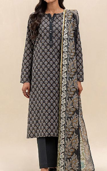 Beechtree Black Lawn Suit | Pakistani Lawn Dress in USA- Image 1