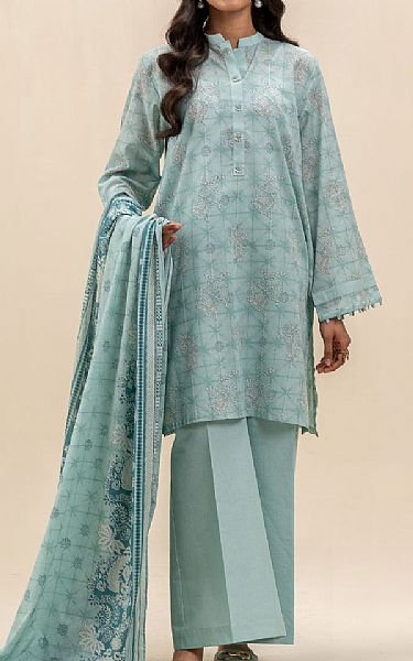 Beechtree Shadow Green Lawn Suit | Pakistani Lawn Dress in USA- Image 1