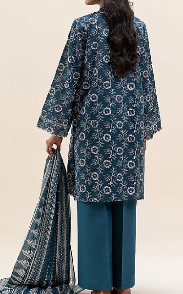 Beechtree Deep Sea Blue Lawn Suit | Pakistani Lawn Dress in USA- Image 2