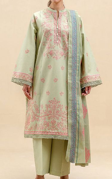 Beechtree Green Mist Lawn Suit | Pakistani Lawn Dress in USA- Image 1