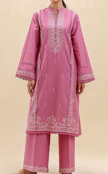 Beechtree Pink Lawn Suit (2 pcs) | Pakistani Lawn Dress in USA- Image 1
