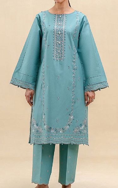 Beechtree Sea Green Lawn Suit (2 pcs) | Pakistani Lawn Dress in USA- Image 1
