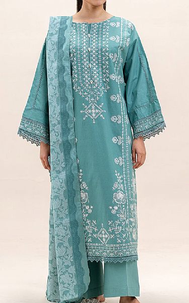 Beechtree Sea Green Lawn Suit (2 pcs) | Pakistani Lawn Dress in USA- Image 1