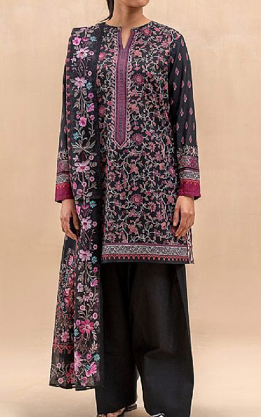 Beechtree Black Lawn Suit | Pakistani Lawn Dress in USA- Image 1