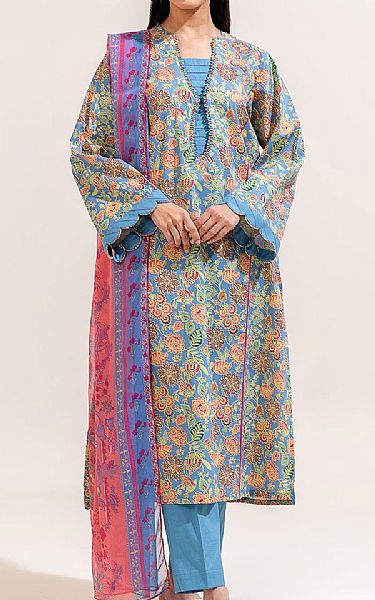 Beechtree Multi Lawn Suit | Pakistani Lawn Dress in USA- Image 1