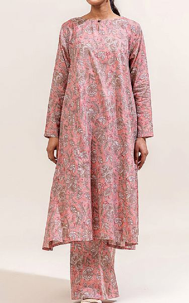 Beechtree Pink Lawn Suit (2 pcs) | Pakistani Lawn Dress in USA- Image 1
