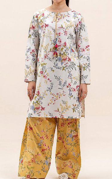 Beechtree Off White Lawn Suit (2 pcs) | Pakistani Lawn Dress in USA- Image 1