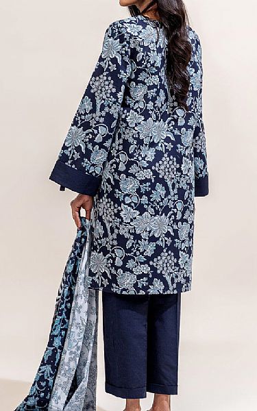 Beechtree Navy Blue Lawn Suit (2 pcs) | Pakistani Lawn Dress in USA- Image 2